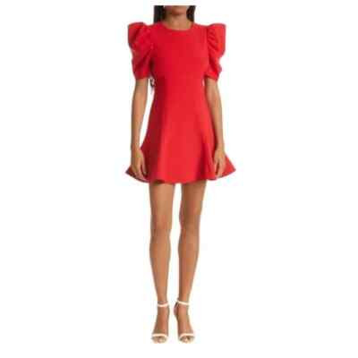 NWT Likely Alia Puff Sleeve A-Line Mini Dress Red Size 12  | eBay | eBay US