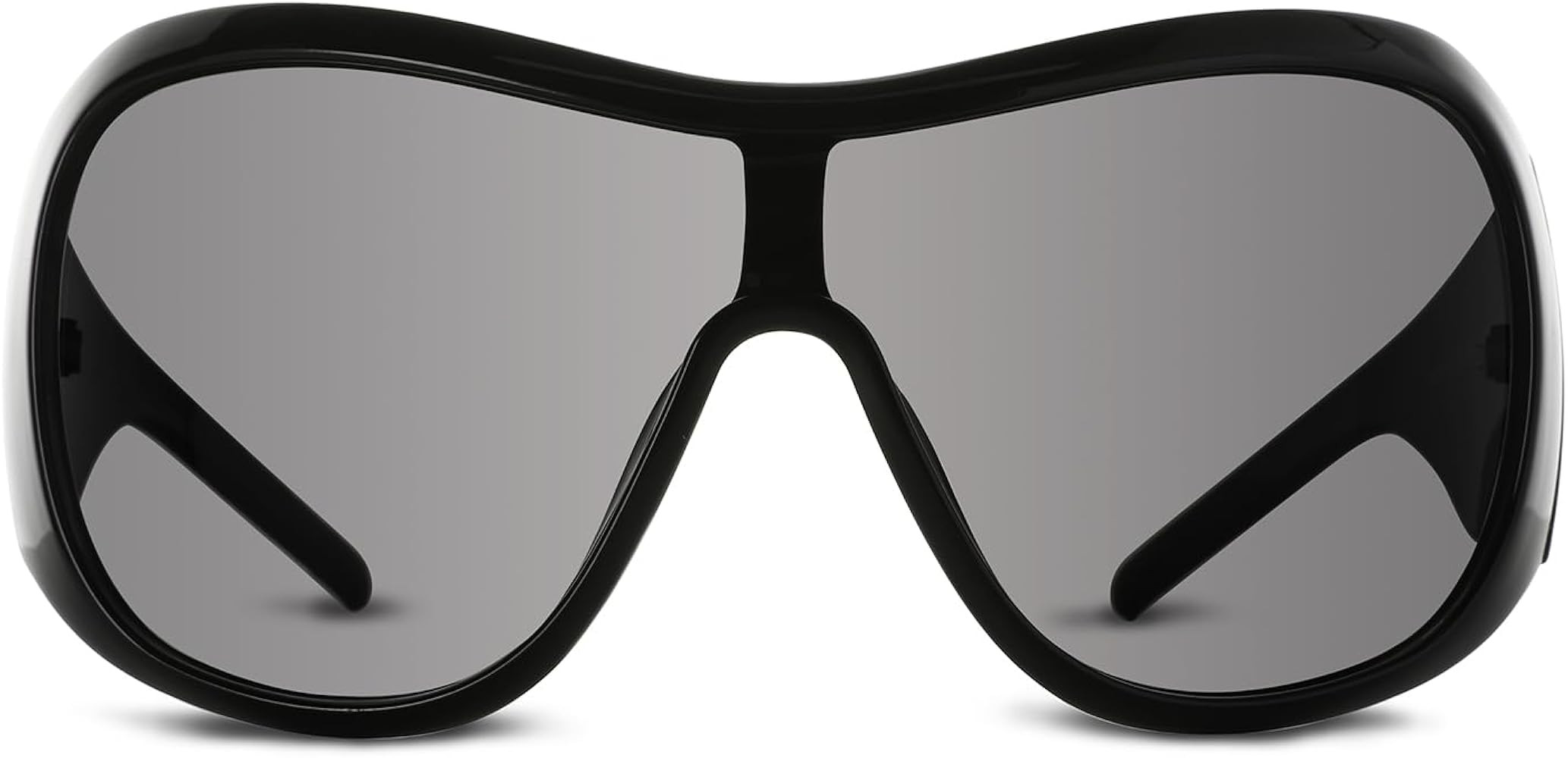 YOGFIT Trendy Oversized Sunglasses for Women Men Y2K Wrap Around Fashion Sunglasses | Amazon (US)