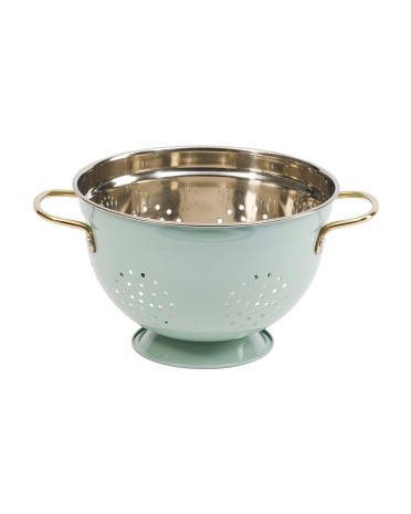 4.7qt Stainless Steel Colander | TJ Maxx