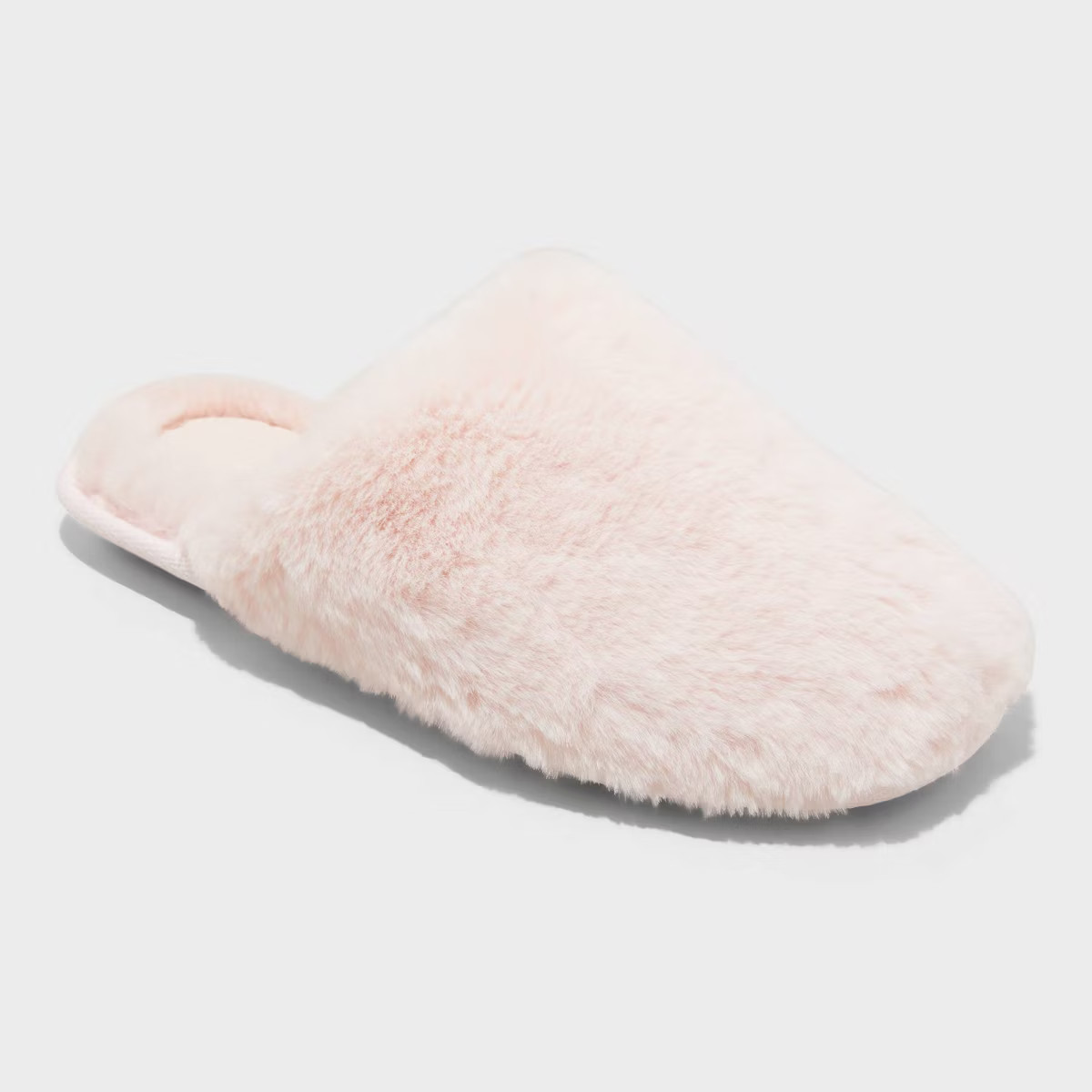 Women's Emily Scuff Slippers - Auden™ Light Pink M: Slip-On, Indoor/Outdoor, Recycled Polyester | Target