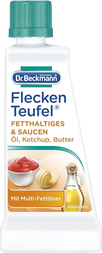 DR. BECKMANN Stain Devil: Fat, Oil & Sauces/Ketchup remover (50ml / 1.7fl oz Bottle) | Amazon (US)