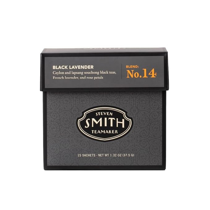 Smith Teamaker Black Lavender No. 14, Caffeinated, Sugar-Free, Organic, Sustainably Grown Full Le... | Amazon (US)
