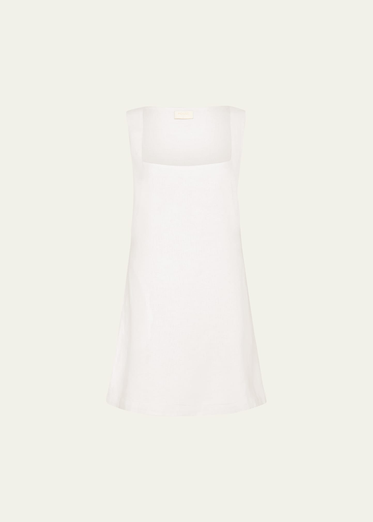 Posse Alice Sleeveless Linen Mini Dress | Bergdorf Goodman