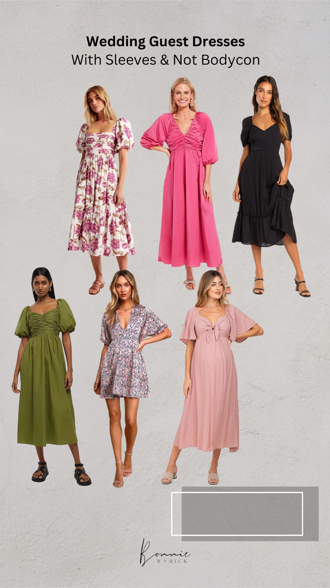 Wedding guest dresses with sleeves that aren’t tight fitting! Wedding Guest Outfit | Puff Sleeve Dress | Flowy Dresses | Summer Dress | Fall Dress 

#LTKcurves #LTKstyletip #LTKwedding