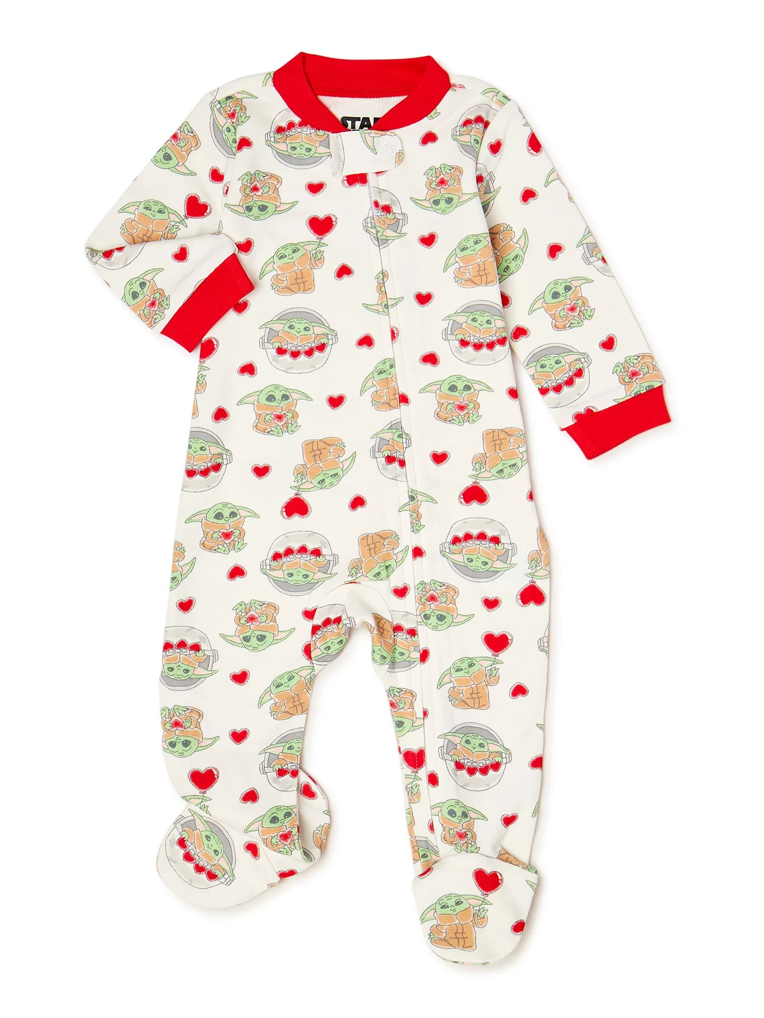 Valentine's Day Baby Yoda Unisex Baby Blanket Sleeper, Sizes NB-6/9M - Walmart.com | Walmart (US)