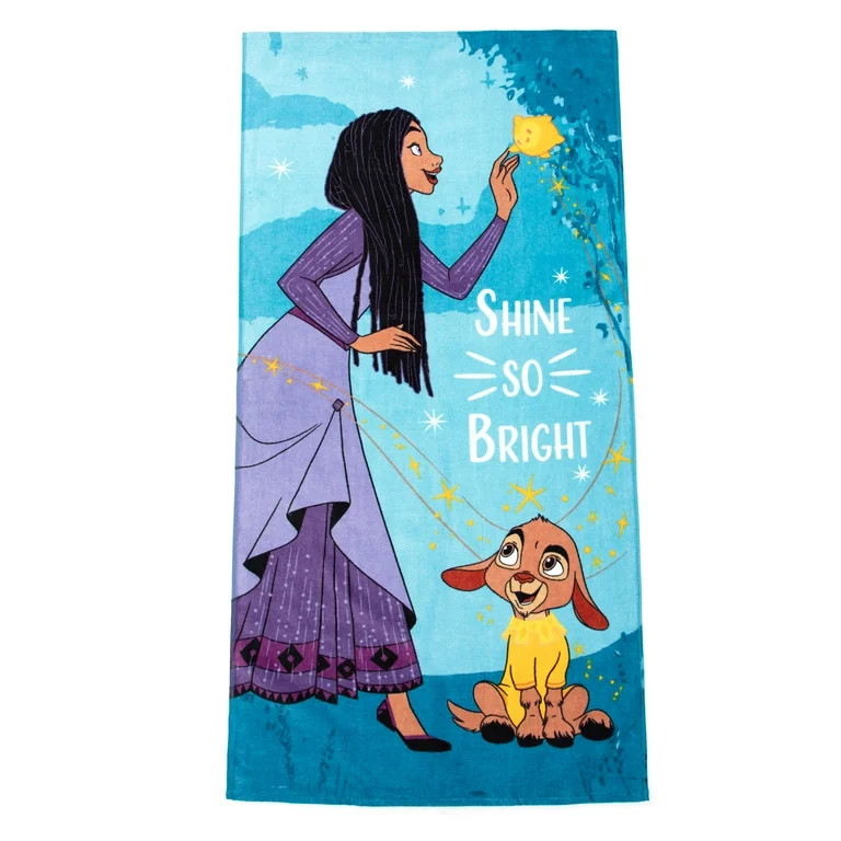 Disney Wish Cotton Kids Beach Towel, 28" X 58" | Walmart (US)