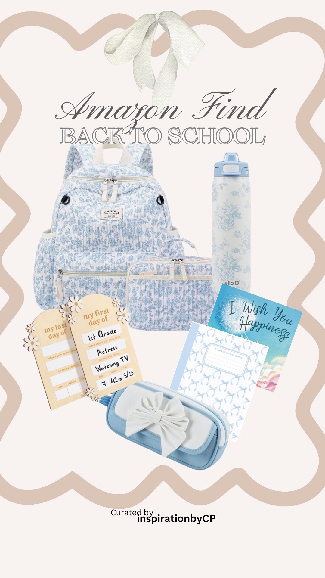 BACK TO SCHOOL AMAZON ESSENTIALS
#backpacks #kidswaterbottles #pencilcase #bows #coquette #amazon #backtoschool

#LTKKids #LTKSeasonal #LTKmomlife
