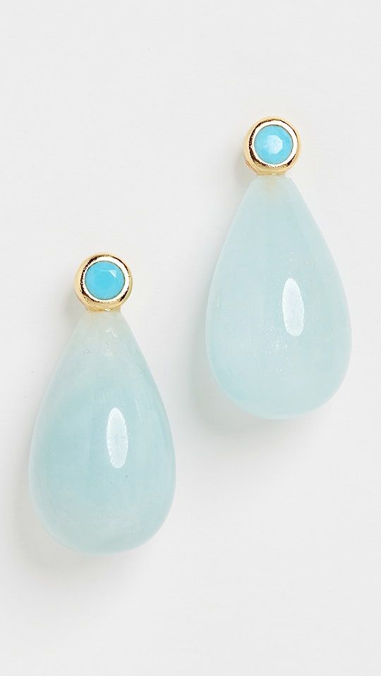 Aqua Drop Earrings | Shopbop