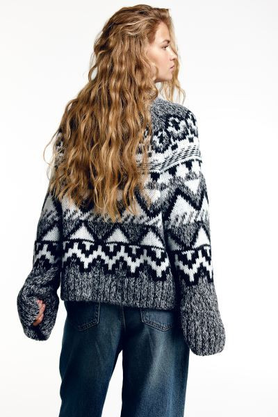 Jacquard-knit Sweater | H&M (US + CA)