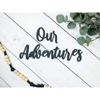 Rv Wall Decor, Our Adventures Sign, Camper Indoor Traveler Art, Travel Gallery Wall, Gift | Etsy (US)
