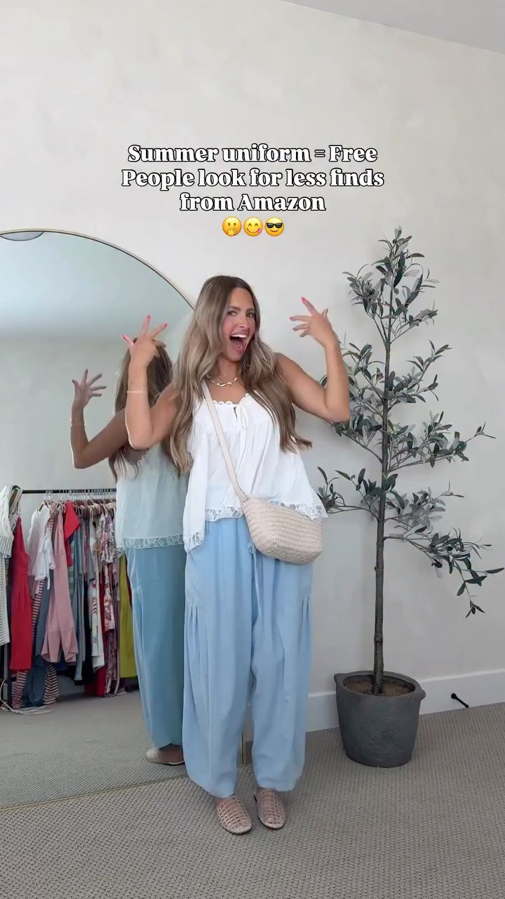 Can’t beat these summer Amazon look for less pieces 🥰! Amazon fashion find. Amazon summer fashion. Amazon line pants. Amazon linen summer fashion. Summer fashion finds. Free people inspired summer fashion. #amazonfashion #utahfashion #amazonhaul #amazonfinds 

 #LTKgrwm #LTKootd #LTKmomlife