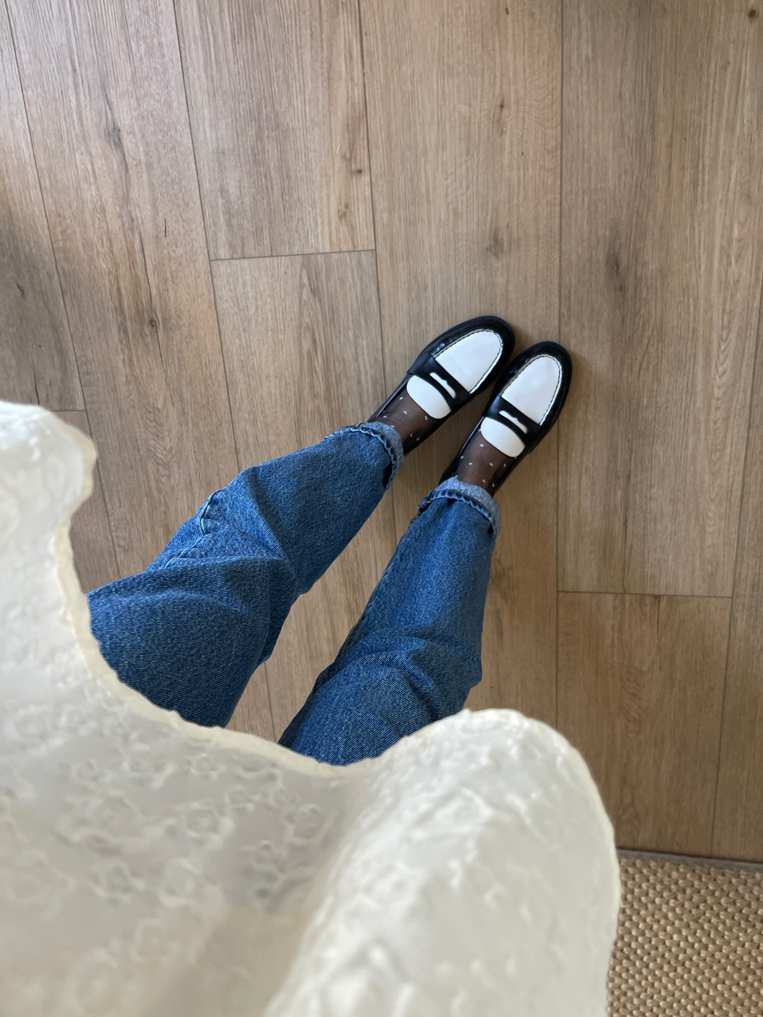 ootd. loafers. mesh socks. sheer socks. crew socks.

#LTKshoecrush #LTKfindsunder100 #LTKHoliday