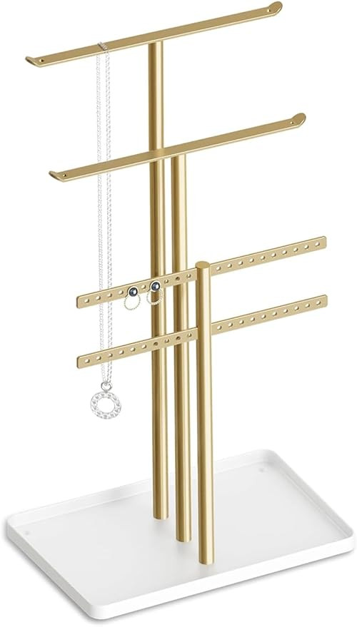 pickpiff Jewelry Stand Holder Organizer: 14.5" Sturdy Jewelry Hanger for Necklace, Earring, Brace... | Amazon (US)