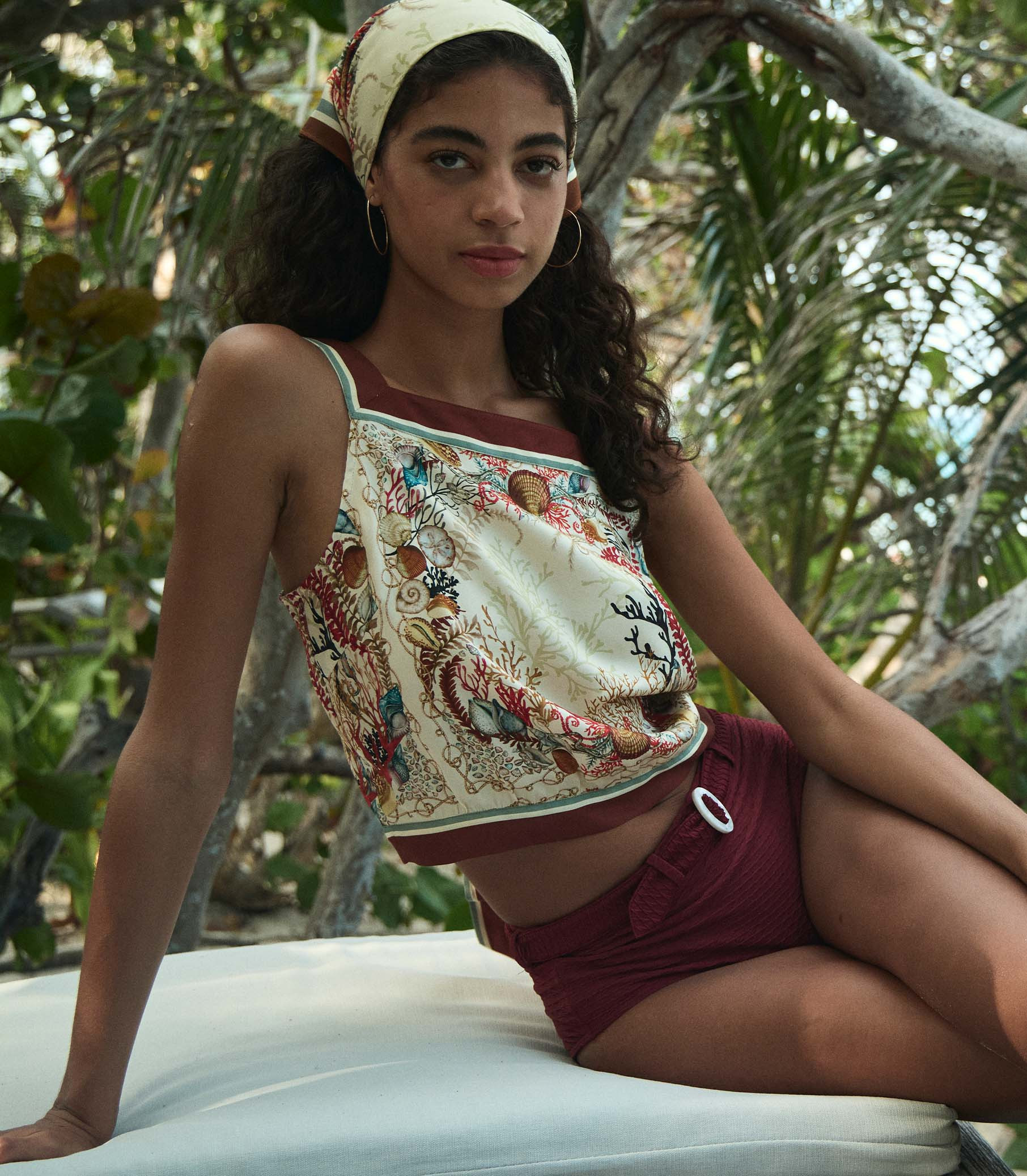 Nami Top - Coquillages Des Biarritz | DÔEN | DOEN