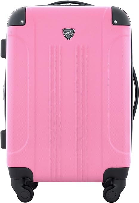 Travelers Club Chicago Hardside Expandable Spinner Luggages, Hot Pink, 20" Carry-On, HS-20720-EX-... | Amazon (US)
