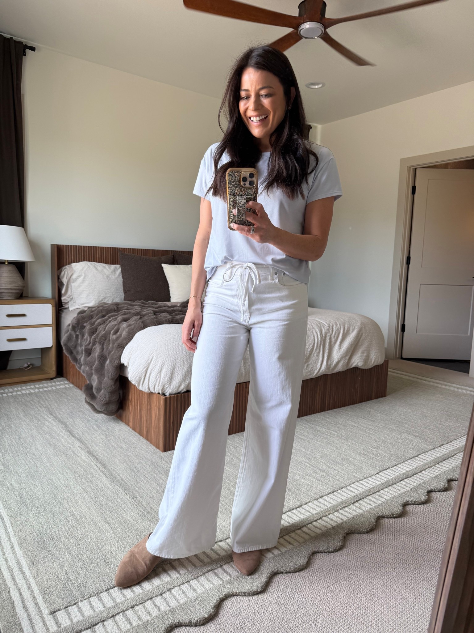 Effortless every day t-shirt you can dress up or down. I’m wearing my TTS. 

#LTKSaleAlert #LTKSeasonal #LTKWorkwear