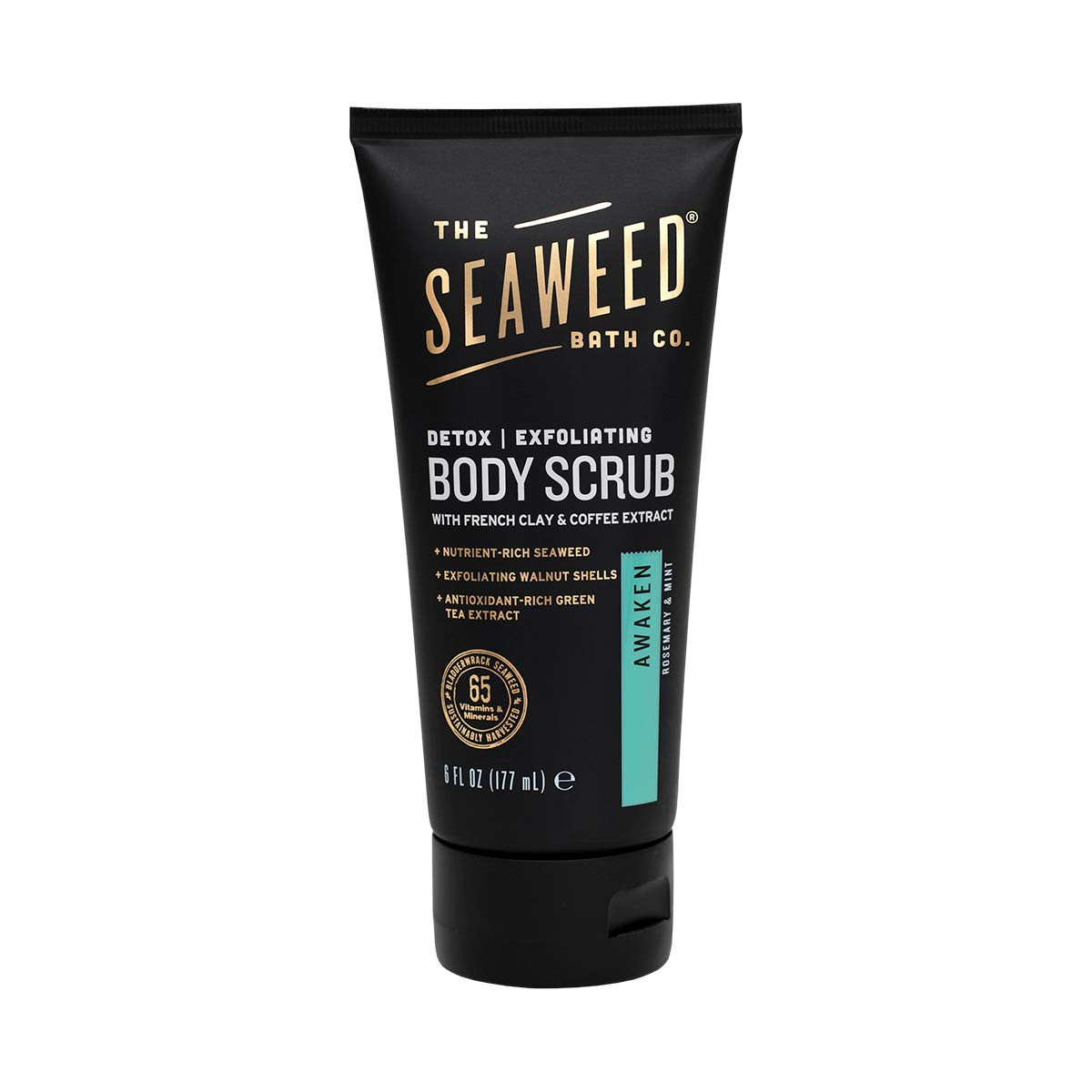The Seaweed Bath Co. Exfoliating Detox Body Scrub, Awaken Scent (Rosemary & Mint), 6 fl. oz. | Amazon (US)
