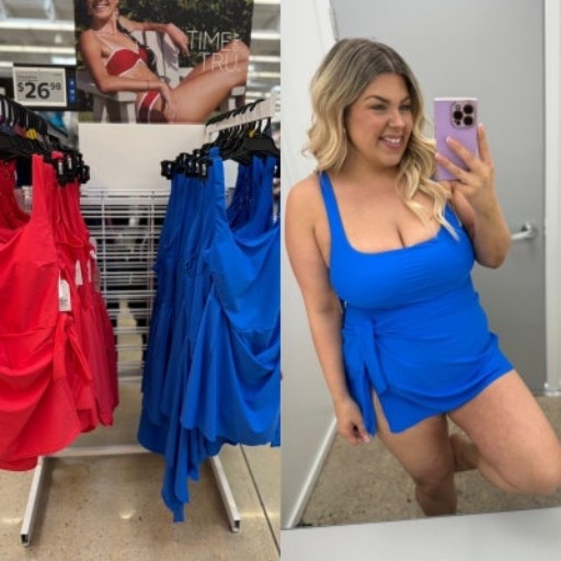 Midsized approved Walmart swim, loving this modest wrap swimsuit 

#LTKSwim #LTKmomlife #LTKMidsize