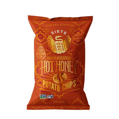 Siete Latino Heritage Month Habanero Honey Kettle Cooked Potato Chips - 5.5oz | Target