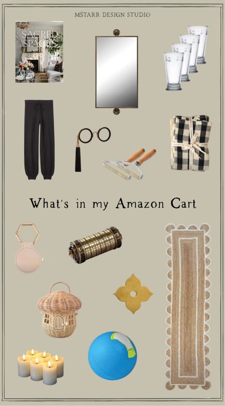 What’s in my Amazon cart...

Cozy pants, a swivel vanity mirror, tea towels, decorative glasses, lint brushes, a novelty romantic gift game, a jute runner, a mushroom storage basket, play and freeze ice cream maker ball, glass tumblers, an interior design coffee table book, purse ring, flame less pillar candles, and a brass clover light switch plate. 

#amazon #amazonhome #creativecoopamazon

#LTKCyberweek #LTKSeasonal #LTKhome