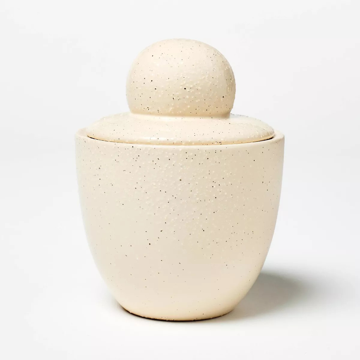 3-Wick 18oz Ceramic Brown Candle with Knob Lid - Threshold™ designed with Studio McGee | Target