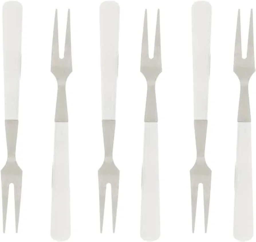 KIT 12 GARFINHO DE PETISCO APERITIVO MINI GARFO EM INOX P/QUEIJO TÁBUA DE FRIOS BUFFET FONDUE | Amazon (BR)