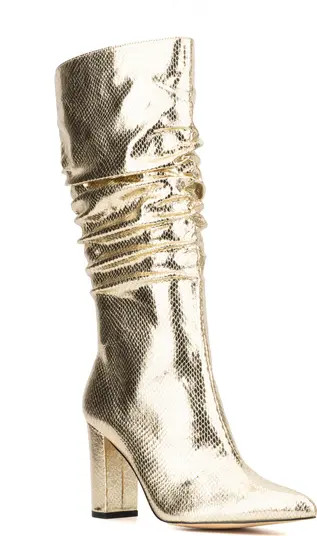 NEW YORK AND COMPANY Earla Ruched Shaft Boot | Nordstromrack | Nordstrom Rack