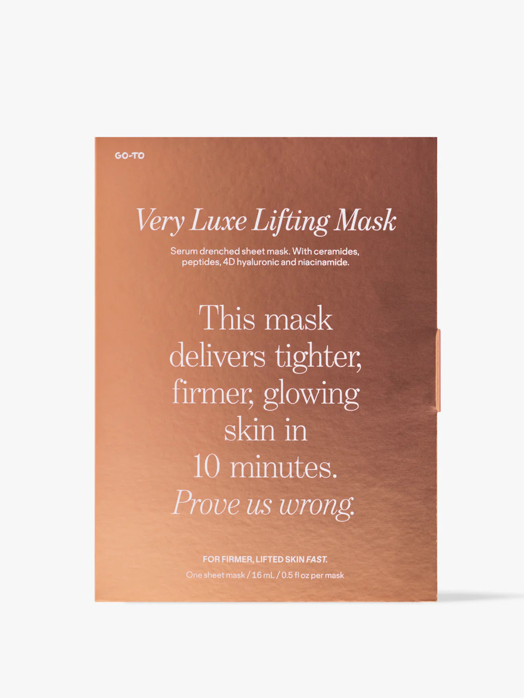 Very Luxe Lifting Mask | Go-To
