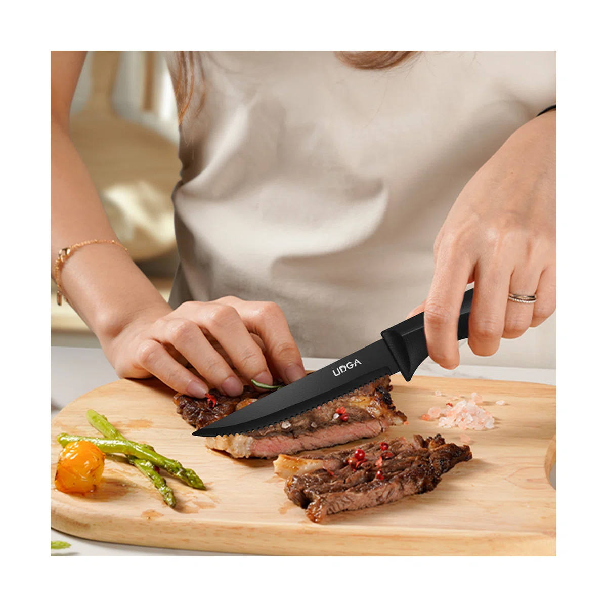 Knife Set,  15 Pieces Knife Sets For Kitchen With Block, Dishwasher Safe Kitchen Knife Set With B... | Wayfair North America