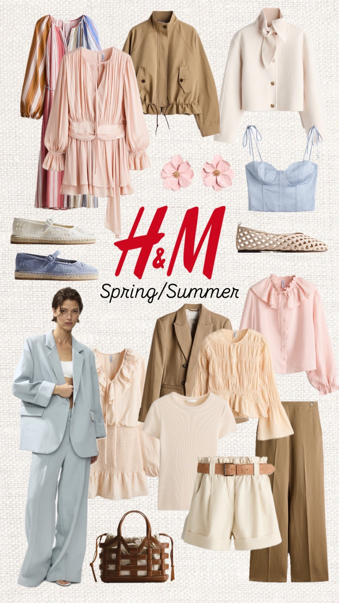 Dreamy pastels from H&M 🌸 I’m loving all the soft tones like blush pink, baby blue, cream and warm beige — perfect pieces to mix & match for effortless spring outfits. 

Like this post to save it to your favourite folder and come back later to shop.

H&M spring outfit, H&M new in, H&M spring summer, pastel outfit, spring outfit ideas, blush pink outfit, baby blue outfit, beige outfit, spring blazer, spring blouse, romantic top, feminine outfit, chic spring look, affordable fashion, H&M dress, H&M blazer, ballet flats outfit, spring work outfit, soft girl outfit, spring wardrobe 🤍🌸👜✨

#LTKootd #LTKWorkwear #LTKhaul