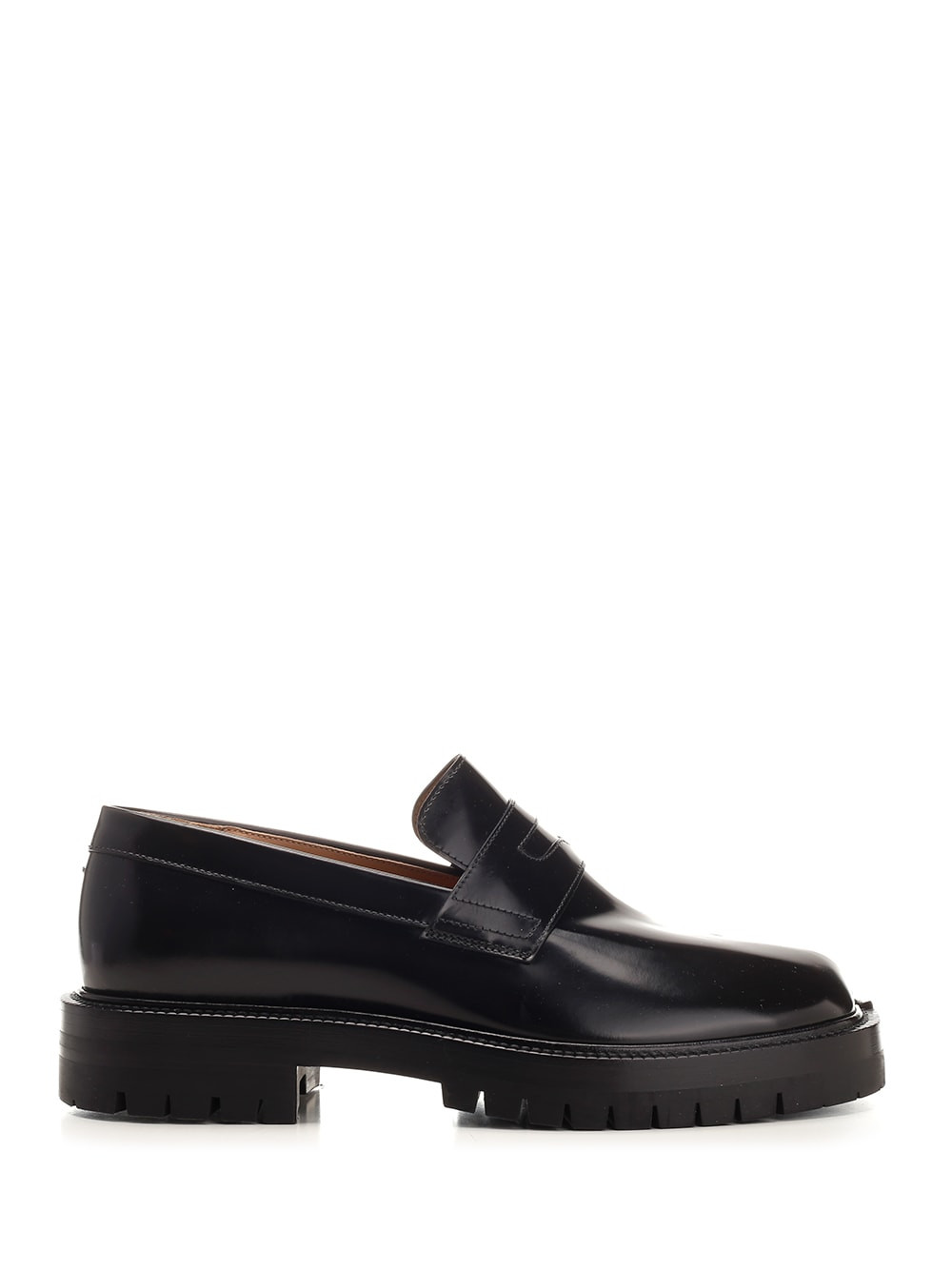 Maison Margiela Black tabi Loafer | Italist.com US