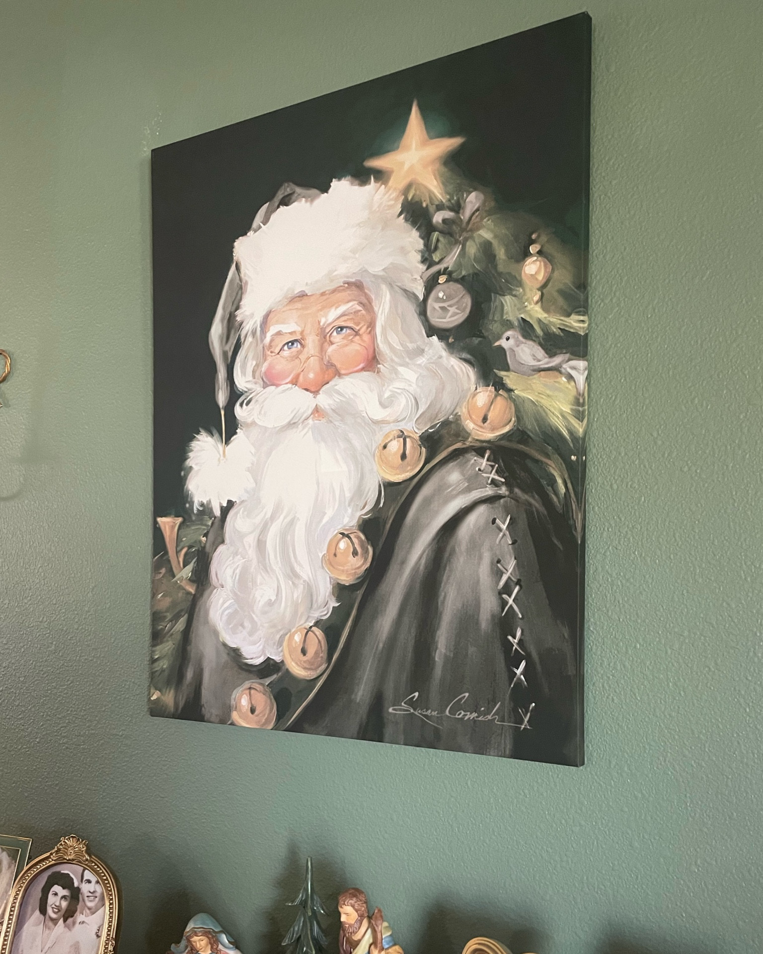 Santa Canvas Santa Pictures Santa Christmas wall decor 

#LTKhome #LTKSeasonal #LTKCyberWeek