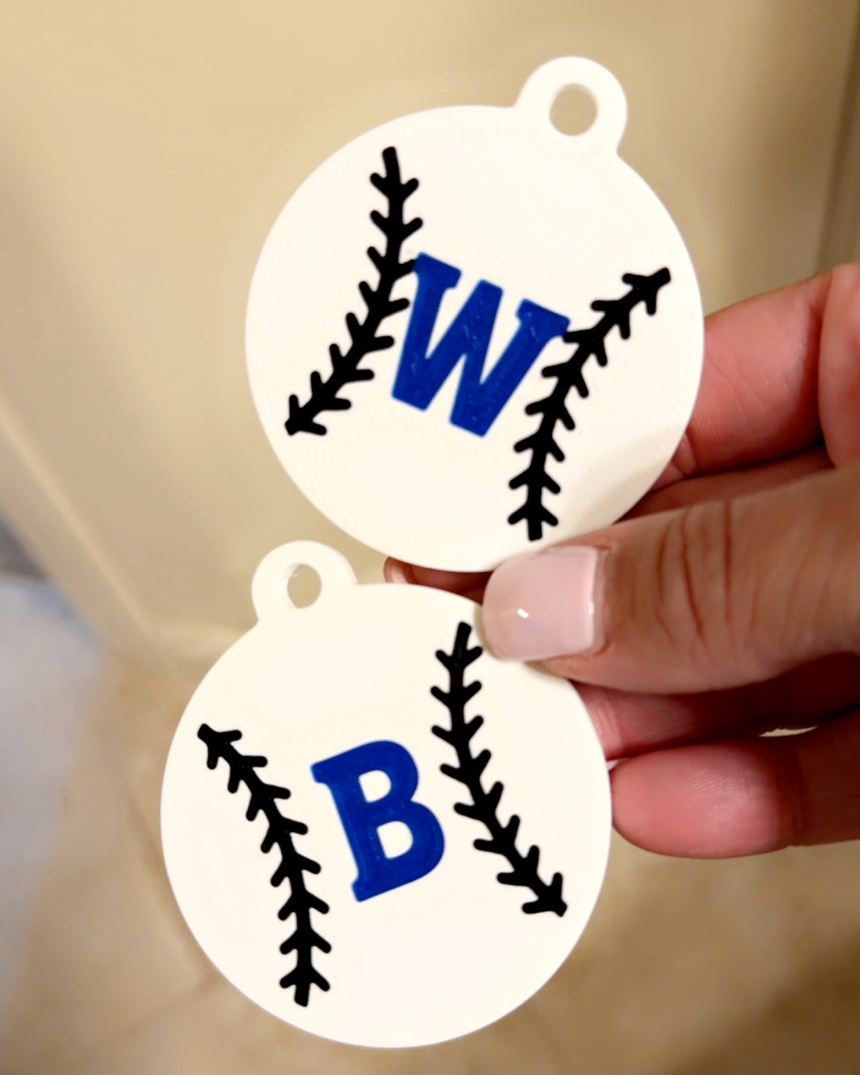 3D printer name tags 😍 #tball 

#LTKmomlife #LTKdayinmylife #LTKKids