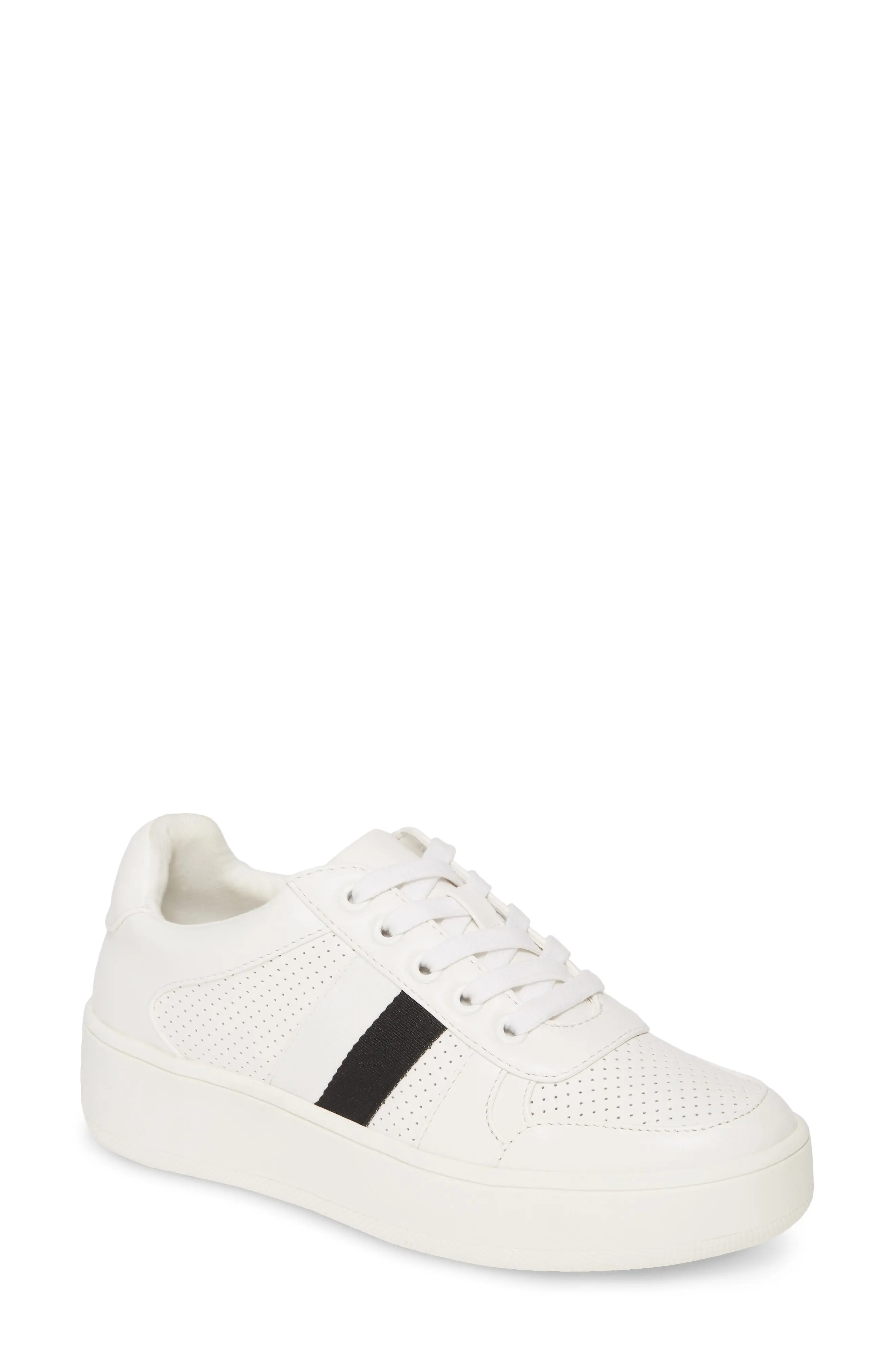 Women's Steve Madden Braden Sneaker, Size 6 M - White | Nordstrom