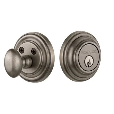 Nostalgic Warehouse Classic Rosette Single Cylinder Deadbolt | Wayfair North America