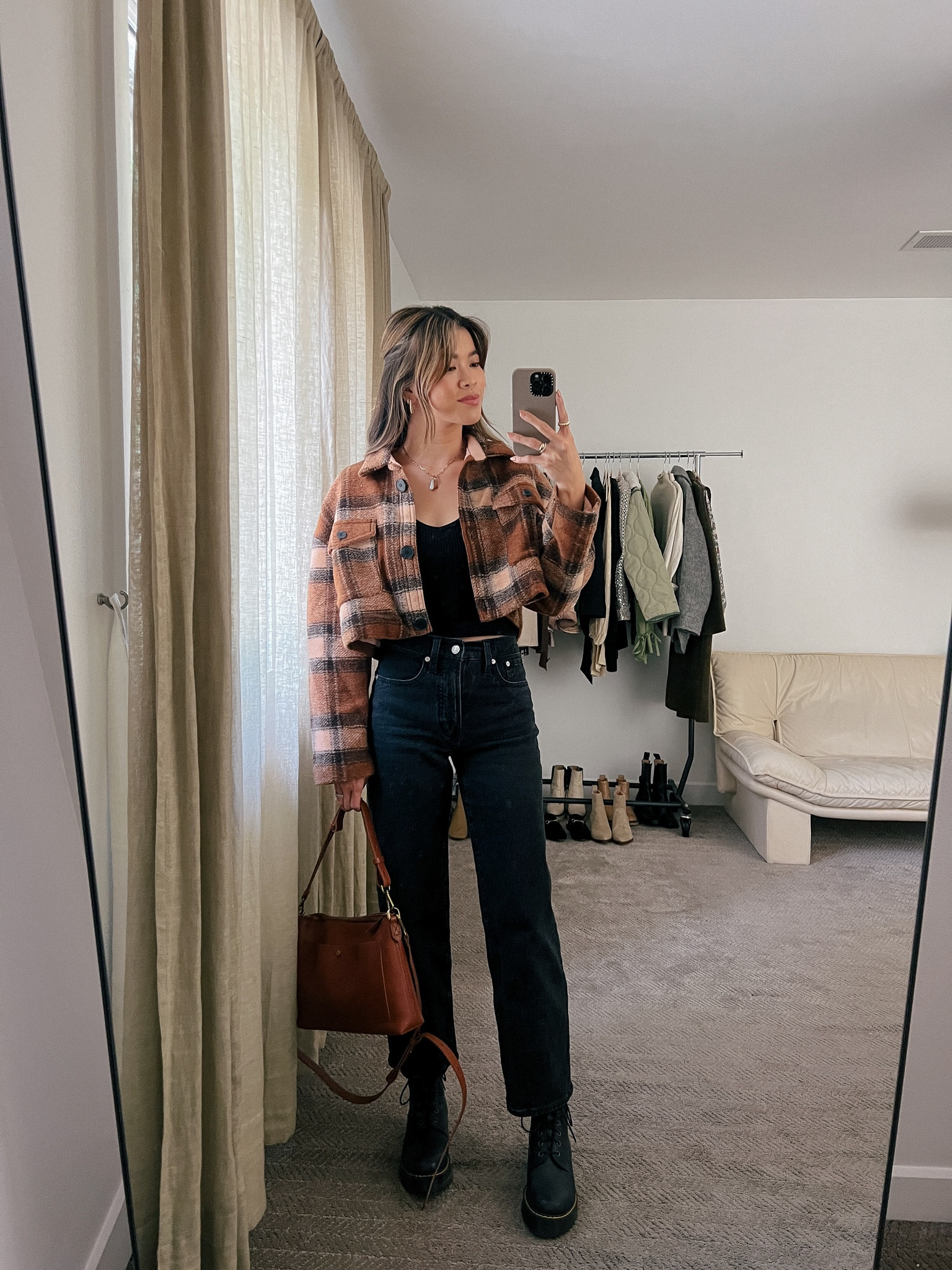 A cozy fun shacket to spice up your fall outfit! 

#revolve
#revolveoutfit
#fallrevolve
#falloutfit
#fallstyle
#fallfashion
#shacket
#booties
#blackbooties
#blackpurse
#blackdenim
#denim

#LTKworkwear #LTKstyletip #LTKSeasonal