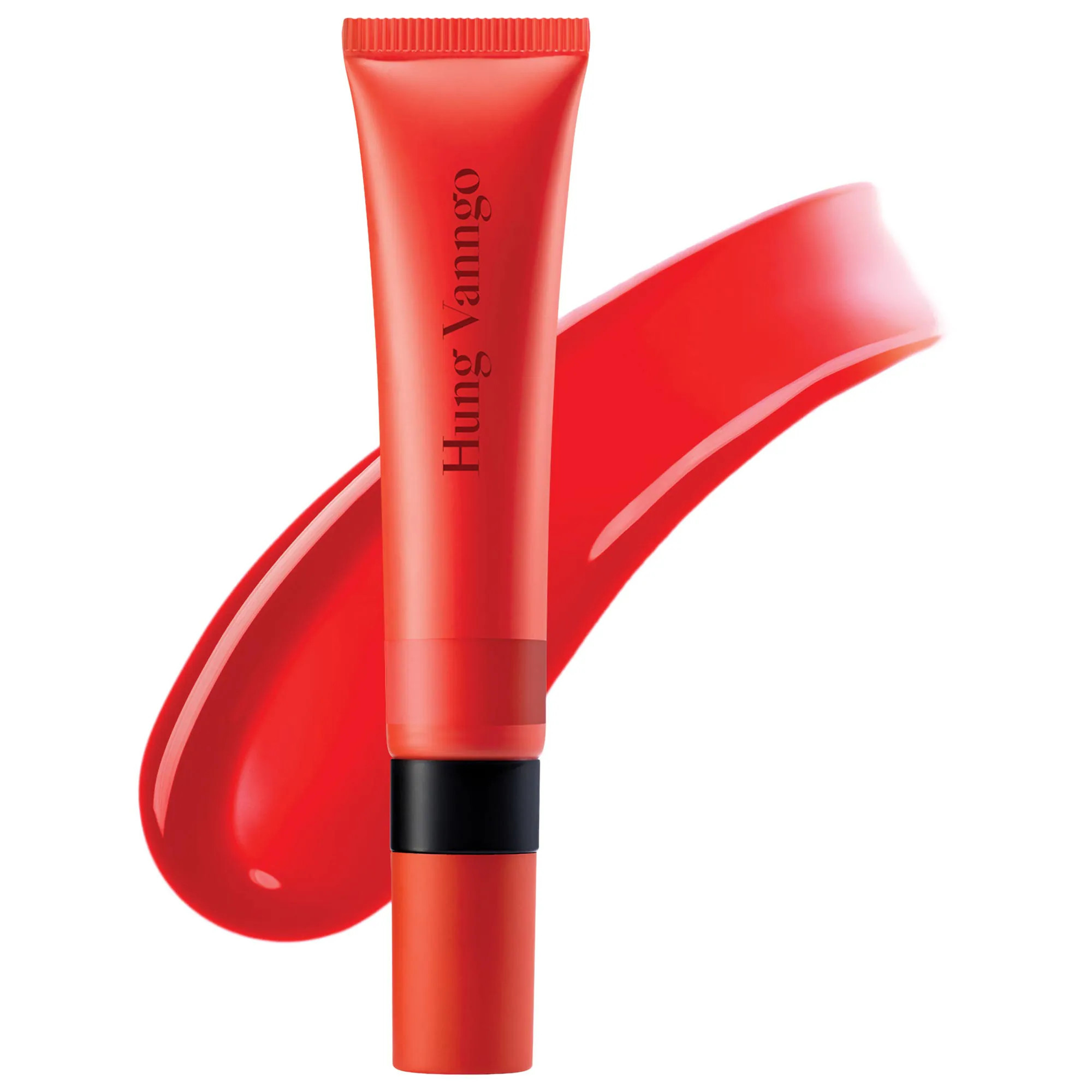 HUNG VANNGO BEAUTY Glossy Lip Hue Hydrating Lip Shine with Hyaluronic Acid Vanngo Red 0.5 fl oz/15 ml | Sephora (US)