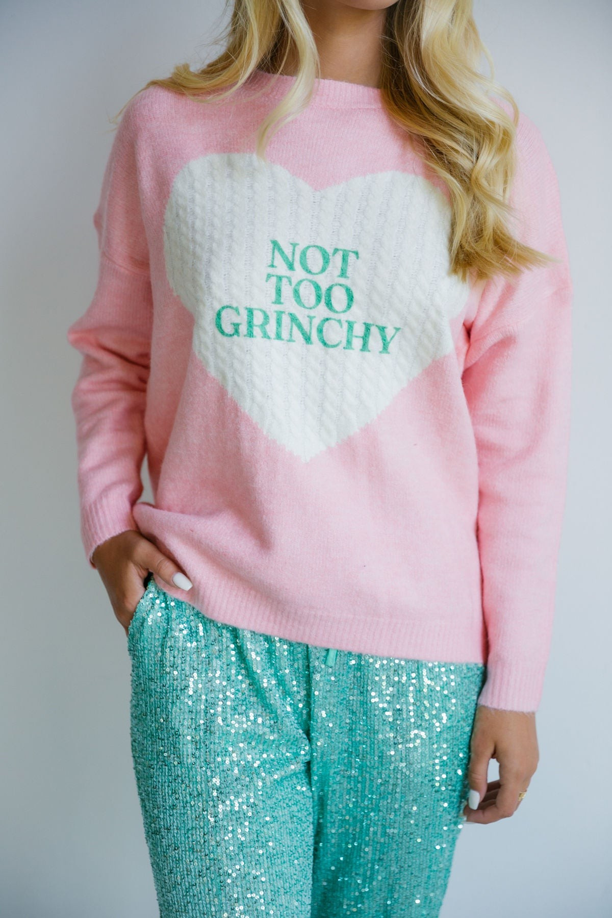 NOT TOO GRINCHY SWEATER | Judith March