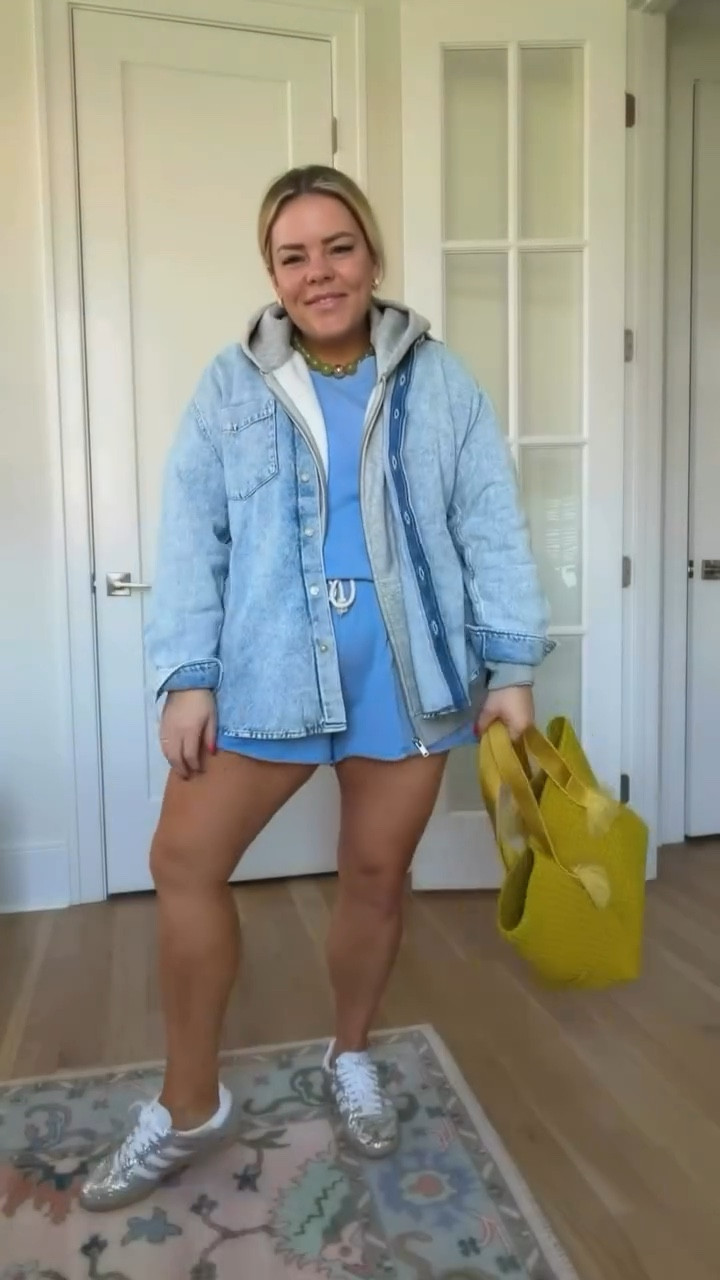 ✨ Sweat shorts + sweatshirt + hoodie zip jacket + denim button down = the only outfit math that makes sense this time of year! 

#LTKgrwm #LTKootd #LTKdayinmylife