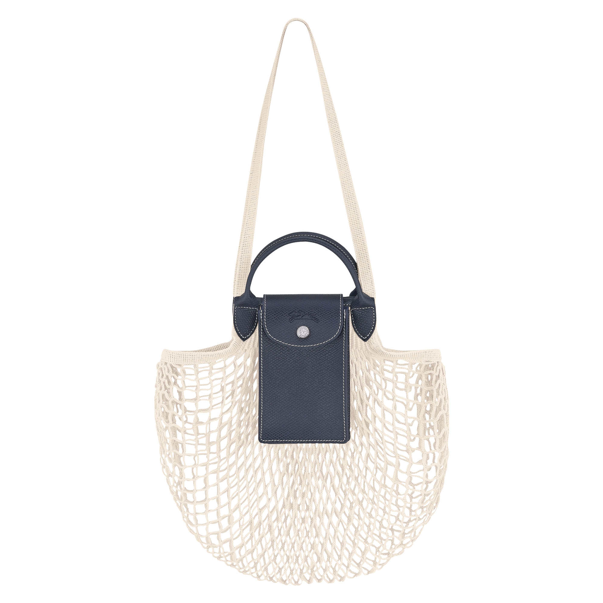 Le Pliage Collection L Mesh bag Navy - Canvas | Longchamp US | Longchamp