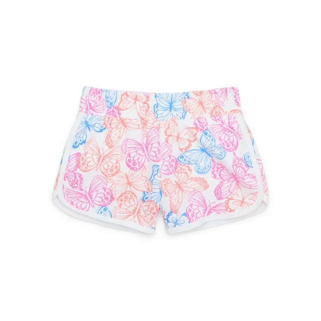 Wonder Nation Girls Knit Dolphin Shorts, Sizes 4-18 & Plus | Walmart (US)