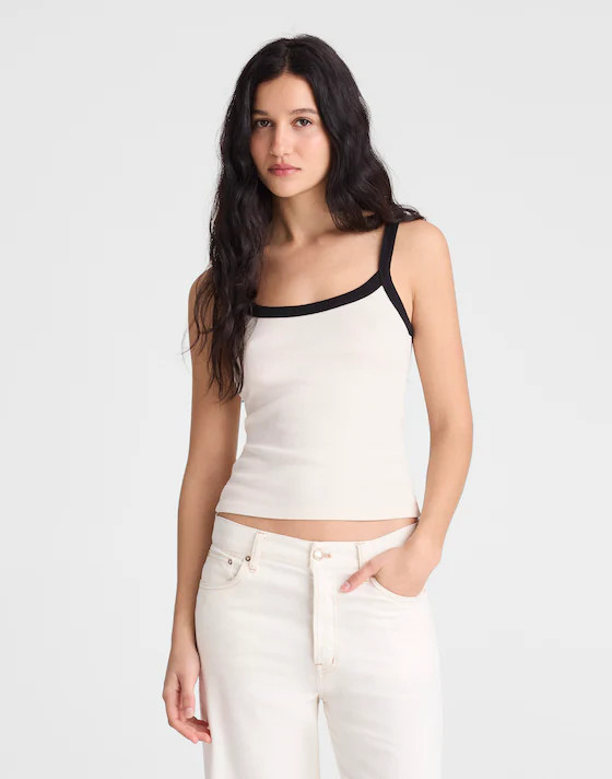 The '90s Cami in Compact Cotton | Madewell