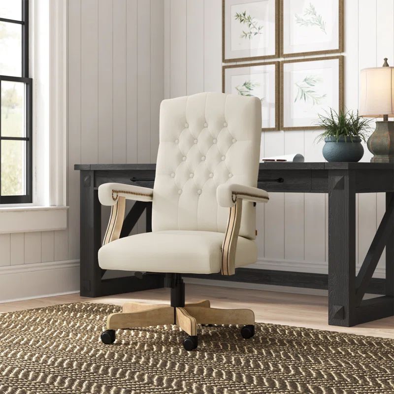 Snead Executive Swivel Office Chair with Arms | Wayfair North America