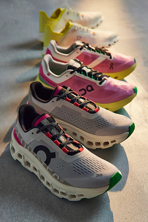 On Women's Cloudmonster Sneaker in Silver/Ivory, Women's at Urban Outfitters | Urban Outfitters (US and RoW)