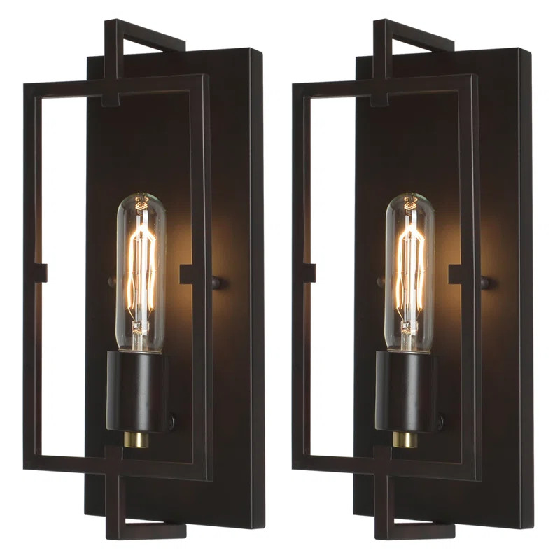Mcmichael Vintage 1-Light Armed Sconce (Set of 2) | Wayfair Professional