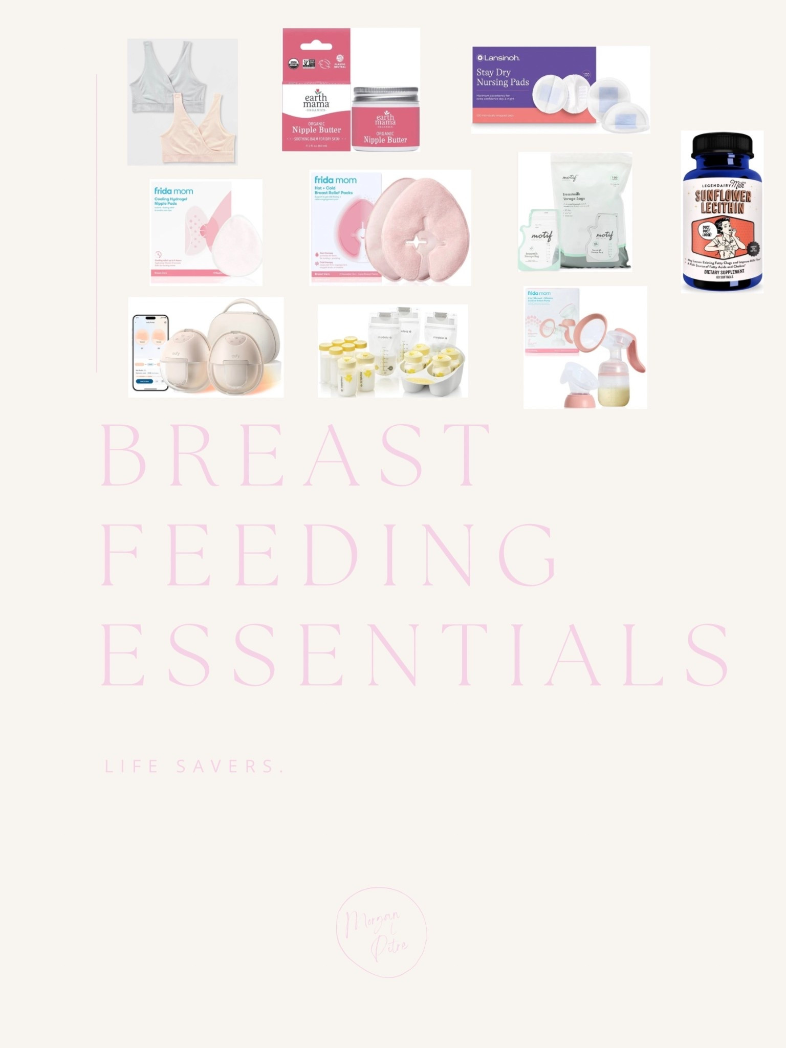 My must-have breastfeeding essentials for new moms 🤍 From nursing bras and breast pads to pumps and soothing nipple cream, these are the items that make breastfeeding easier, more comfortable, and stress-free. Every mom deserves support during the postpartum journey!

#LTKBaby #LTKKids #LTKmomlife