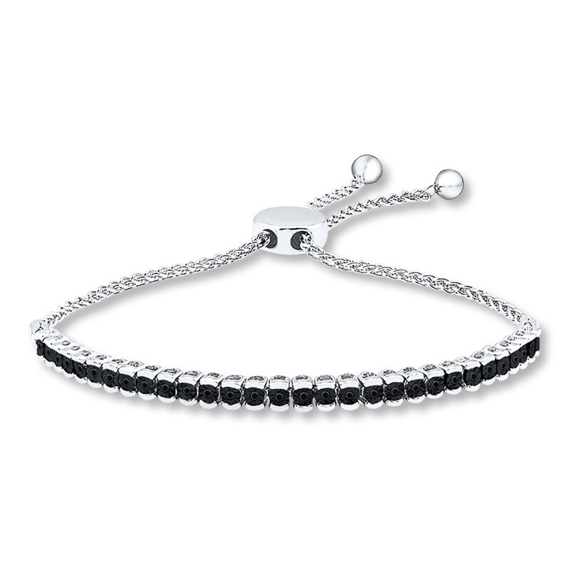 Black Diamond Bracelet 1/15 ct tw Sterling Silver|Jared | Jared Jewelers