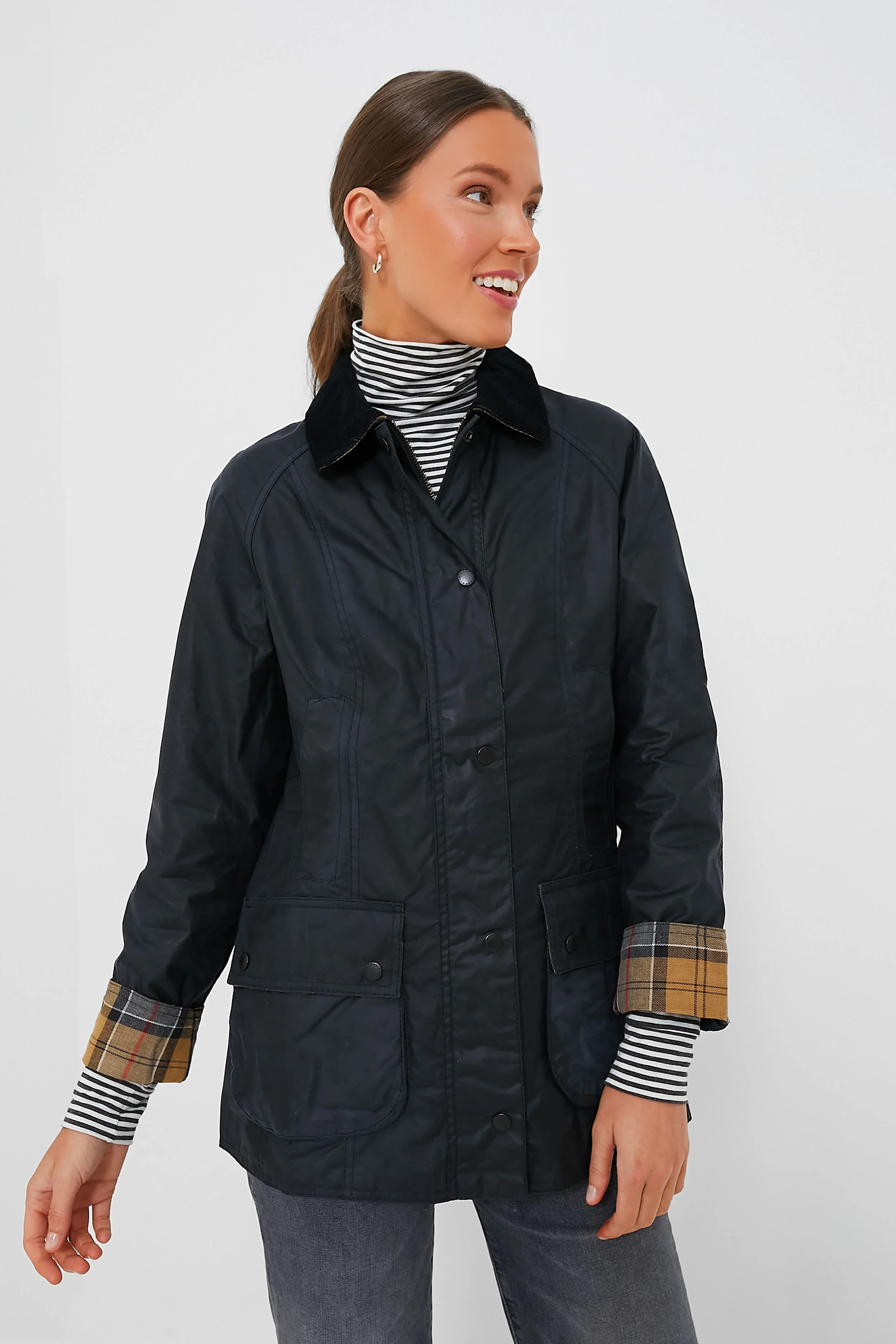 Navy Beadnell Wax Jacket | Tuckernuck (US)