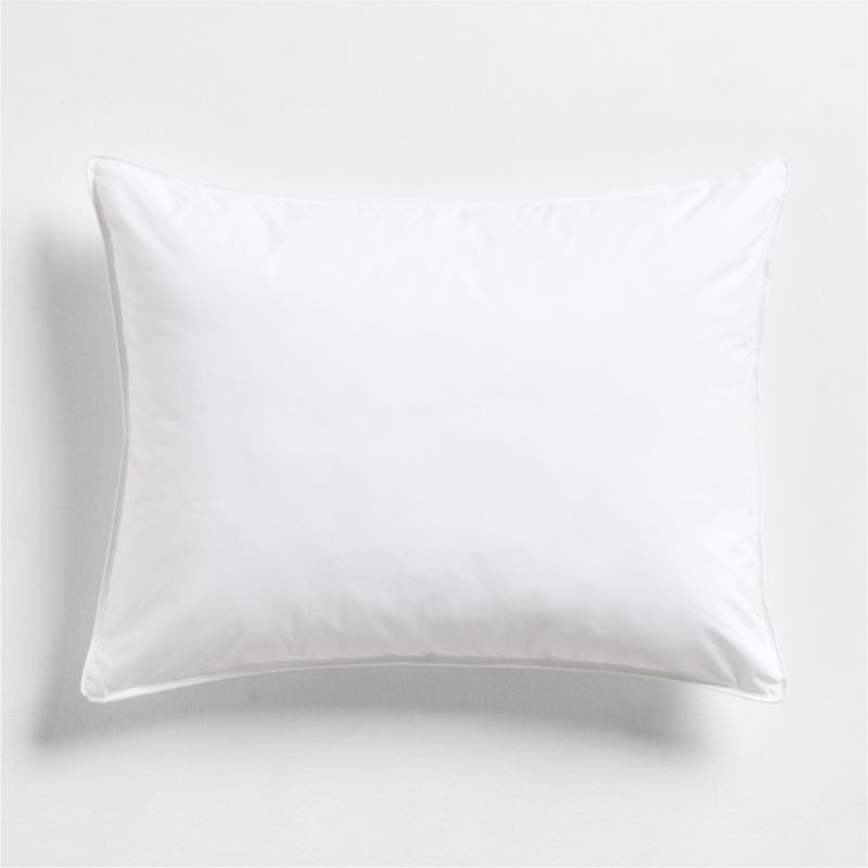 Classic Organic Cotton Down-Alternative Medium Standard Bed Pillow + Reviews | Crate & Barrel | Crate & Barrel