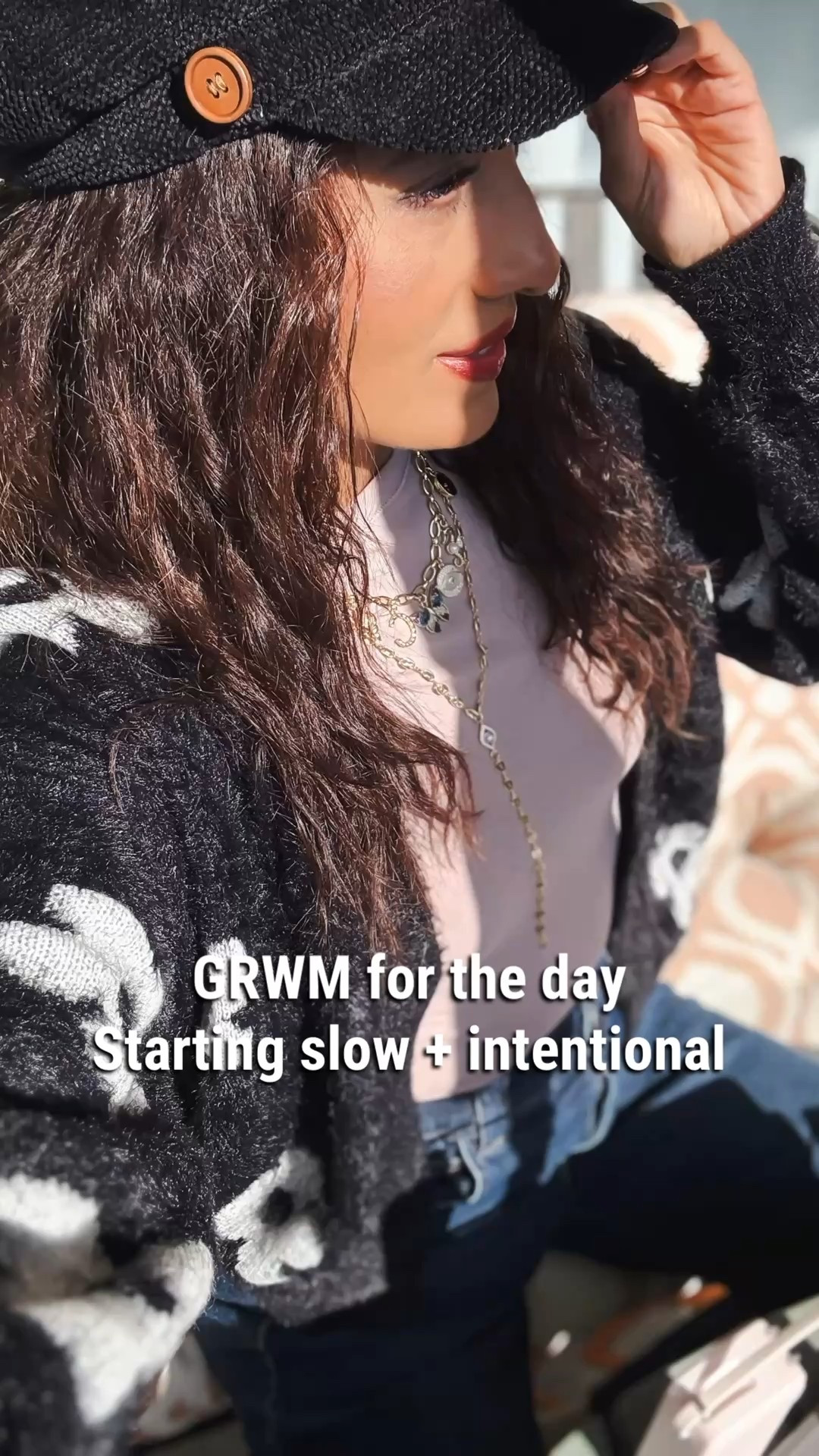 Cozy morning walk fit 🤍 Starting the day with a little GRWM—fresh makeup, soft waves, and this comfy look I’m loving lately. This floral cardigan + barrel jeans combo is the perfect everyday chic. Paired with vegan leather sneakers and a cute hat for that effortless morning vibe. Linking everything for you to shop easily ✨

floral cardigan, cozy cardigan, barrel jeans, wide leg jeans, vegan leather sneakers, white sneakers, casual sneakers, cozy outfit, morning routine outfit, grwm outfit, fall outfit, casual chic style, everyday outfit, mom style outfit, california casual style, cute hat, accessories, cozy morning walk, daily outfit inspo, neutral outfit ideas, elevated basics, comfy casual look

#LTKHoliday #LTKgrwm #LTKdayinmylife